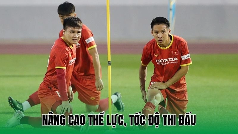 Cách Cải Thiện Kỹ Năng Đá Bóng Nhanh Chóng Và Hiệu Quả 3 Nâng cao thể lực, tốc độ thi đấu